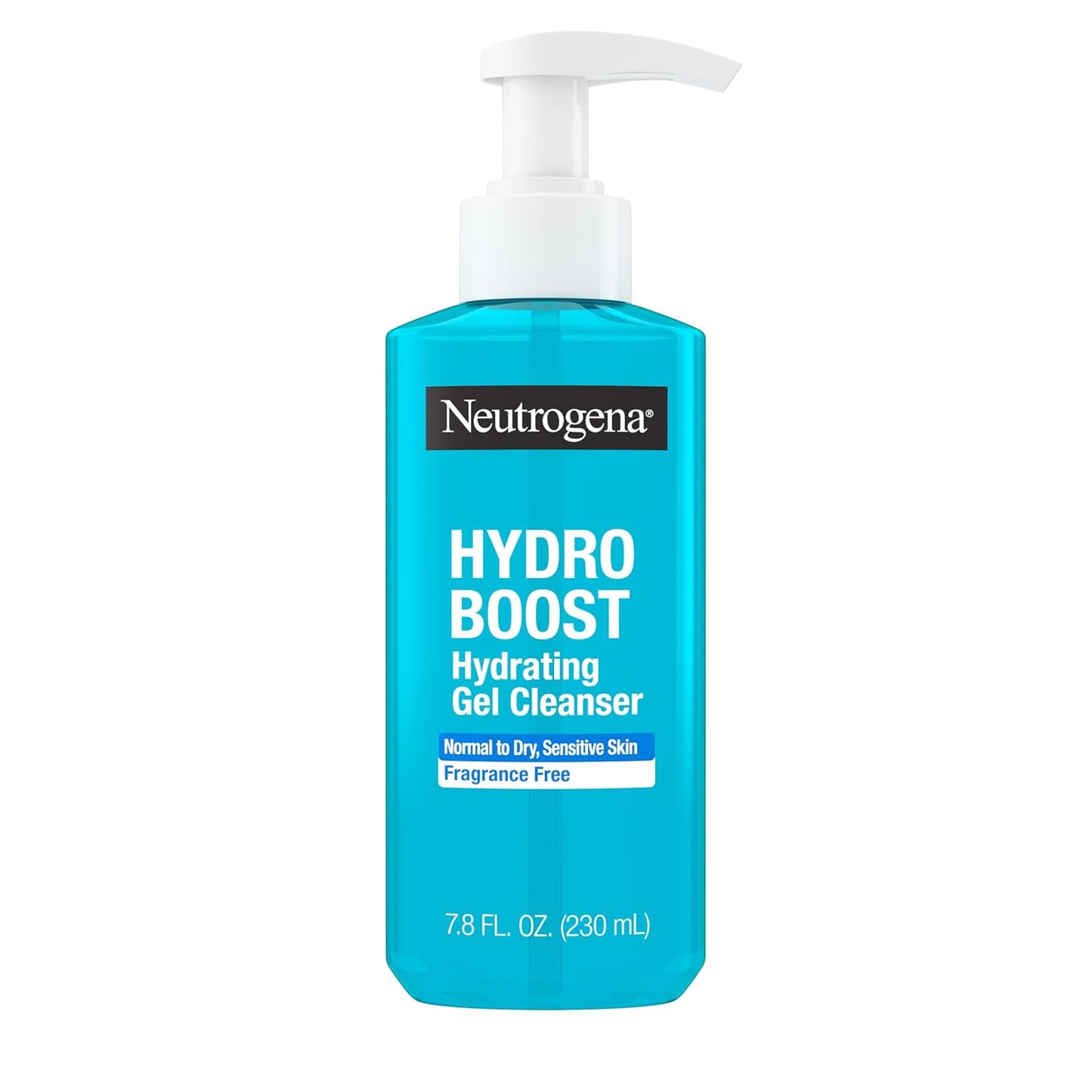 HOTNeutrogena Hydro Boost Hydrating Gel Cleanser, Daily Face Wash for Sensitive Skin, Gentle Foaming Facial Cleanser, Noncomedogenic, Alcohol- and Fragrance-Free Hyaluronic Acid, 7.8 fl oz