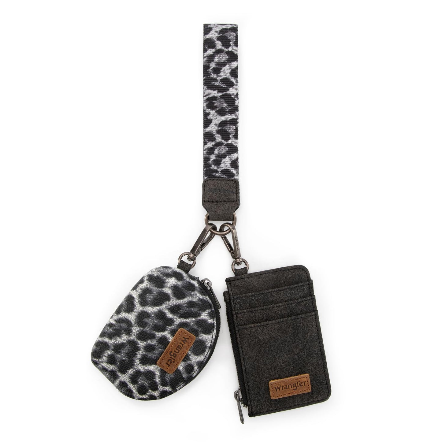 HOTWrangler Keychain Wristlet Wallets for Women Western Dual Pouch Wristlet Credit Card Holder Wallet