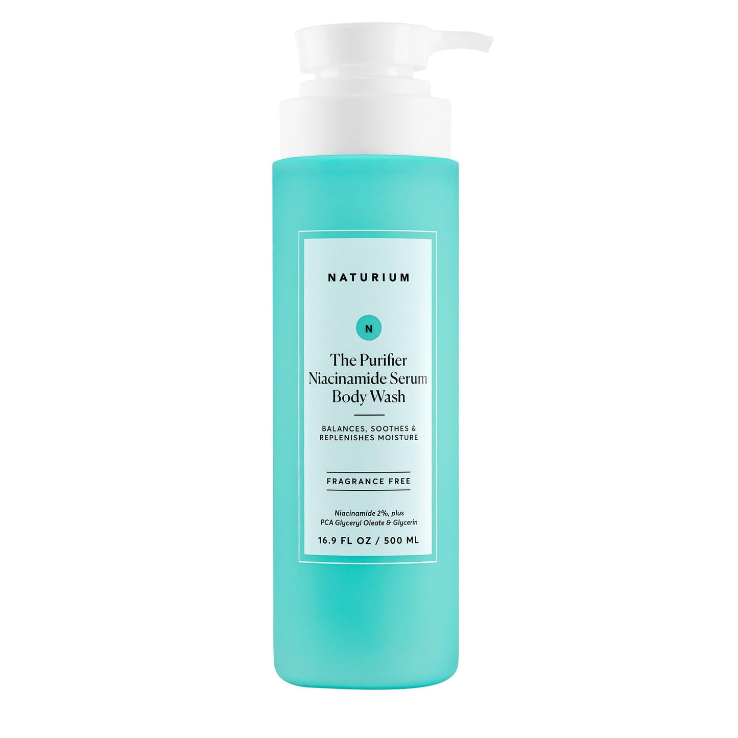 HOTNaturium The Glow Getter Multi-Oil Hydrating Body Wash, Gentle Cleanser, 16.9 oz