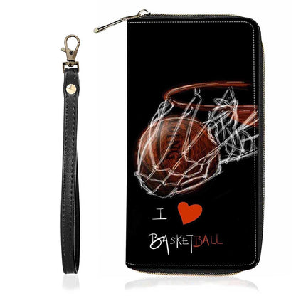 HOTChristian Cross Quote Bible Verse Matthew 19:26 Print Wallet for Women Large Capacity Wallet Credit Card Holder PU Leather Zipper Clutch Purse Phone Wallet