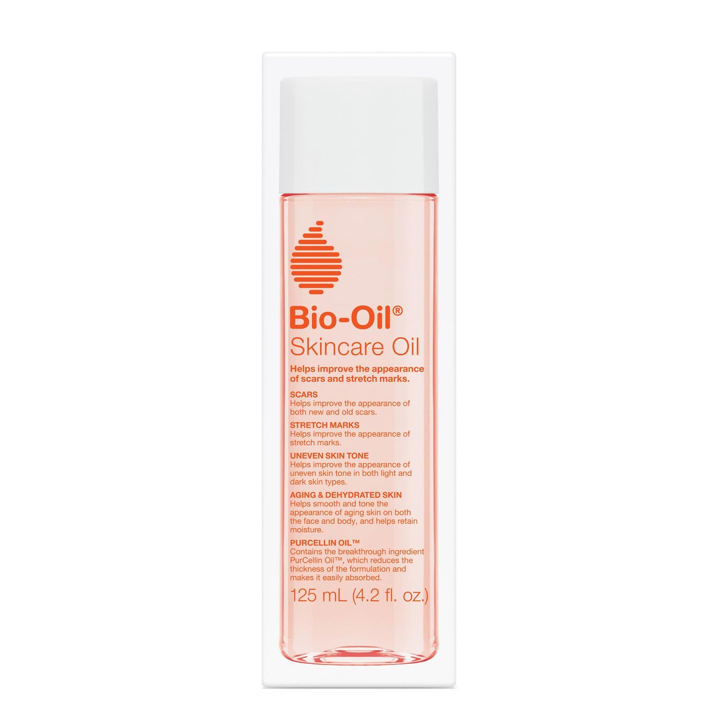HOTBio-Oil Skincare Body Oil Serum, Scars & Stretch Marks, 6.7 fl oz | Dermatologist Recommended, Vitamin E & A, Dry & Sensitive Skin, Non-Comedogenic, Face and Body, Scar Treatment