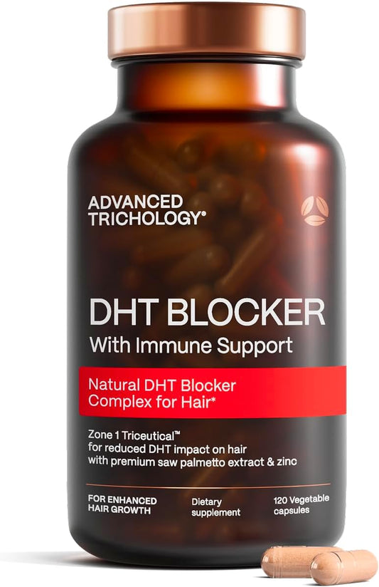 HOTDHT Blocker - Hair Growth Supplement for Genetic Thinning for Men and Women | Guaranteed, Backed by 20 Years of Experience in Hair Loss Treatment Clinics