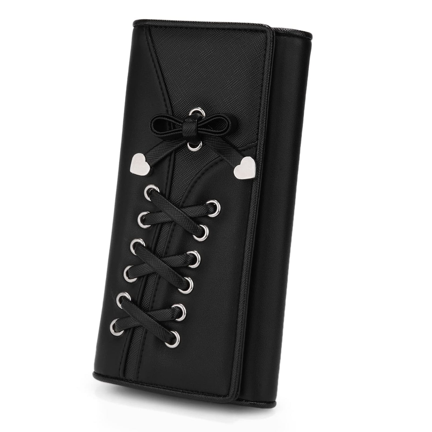 HOTUTO RFID Wallet for Women Large Capacity PU Leather Card Holder Phone Case Zipper Pocket Purse Clutch