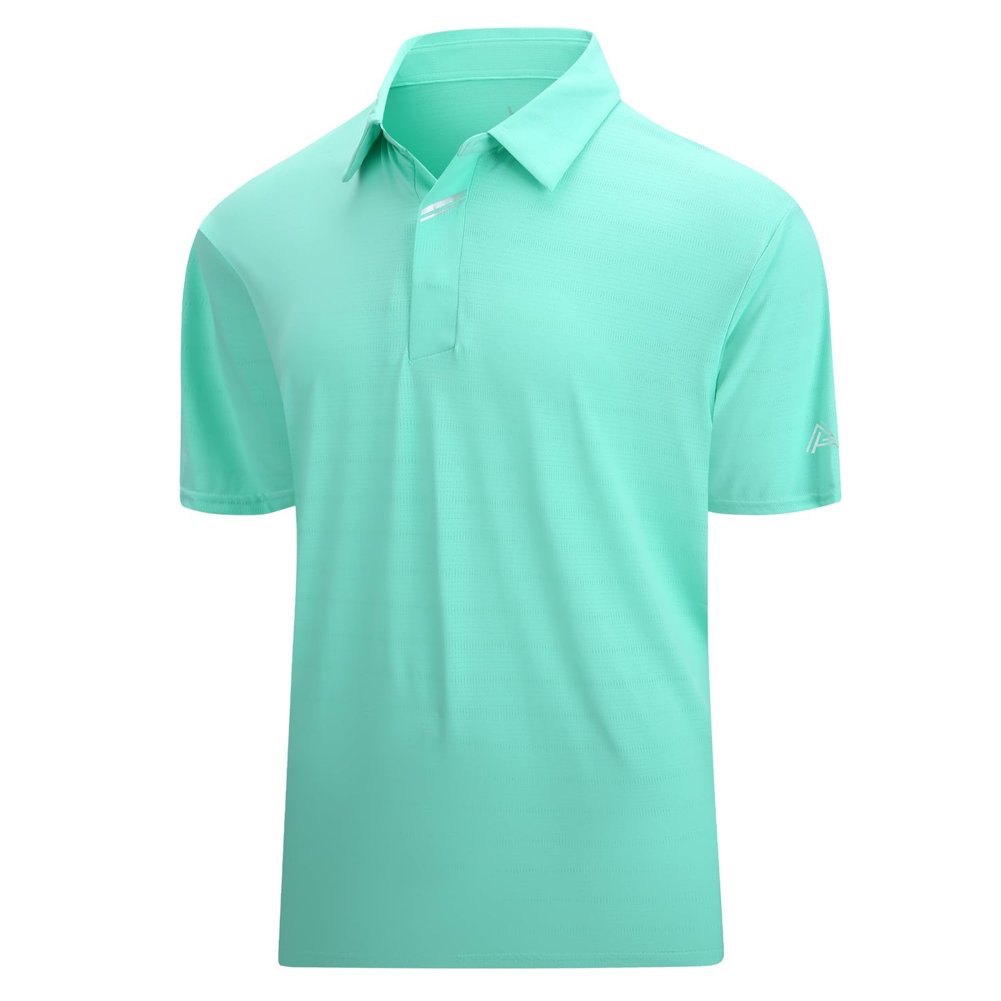 HOTEsabel.C Jacquard Golf Shirts for Men Dry Fit Short Sleeve Collared Polo | Moisture Wicking, Athletic Fit, 4-Way Stretch for Comfort, Wrinkle Free, Lightweight, Ideal for Golf, Casual & Work Wear