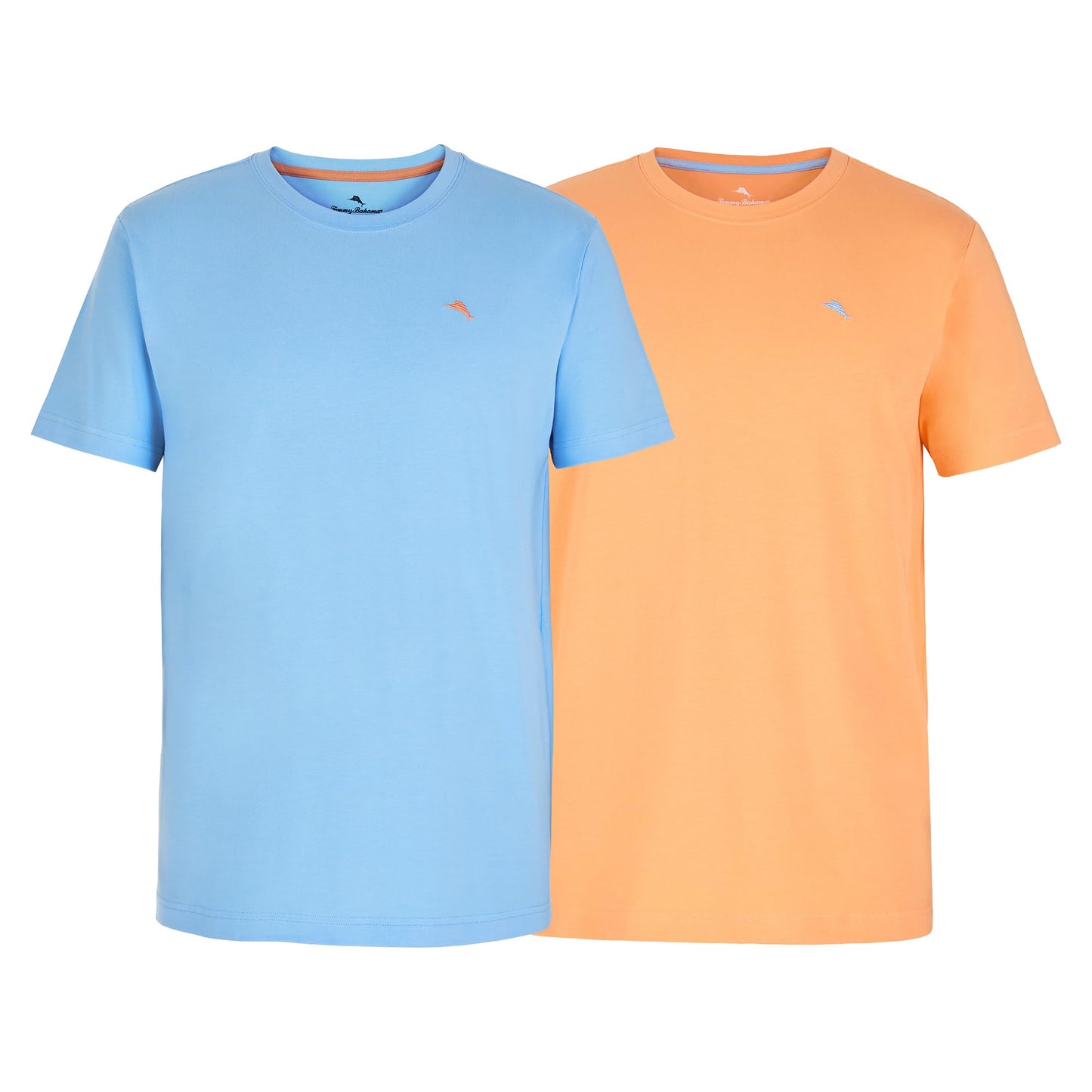 HOTTommy Bahama - Men's Essential 2 Pack T Shirts, Short Sleeve Crew Neck Stretch Jersey Top for Sleep or Lounge