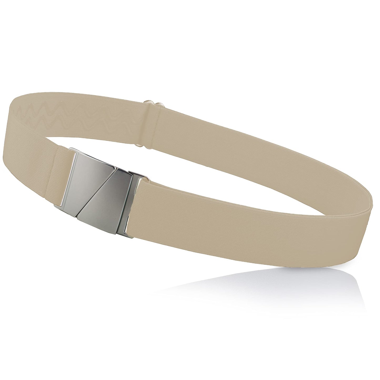 HOTONE-BELT No Show Invisible Elastic Belts for Women & Men 1.30" inch adjustable Non Slip Zero Bulk. Designed in USA.