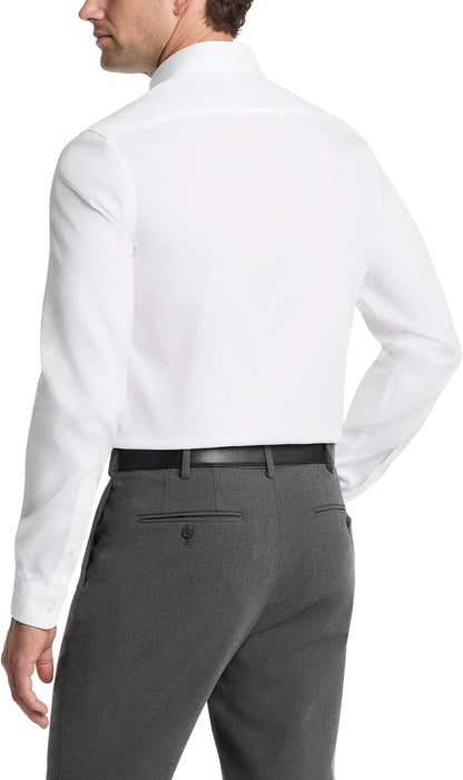 HOTTommy Hilfiger Men's Slim Fit Non Iron Solid Dress Shirt