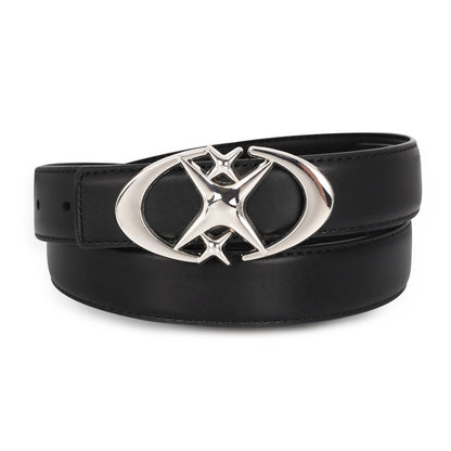 HOTAurolran Women's Leather Belt with Buckle - Ideal for Dresses, Jeans, and Coats