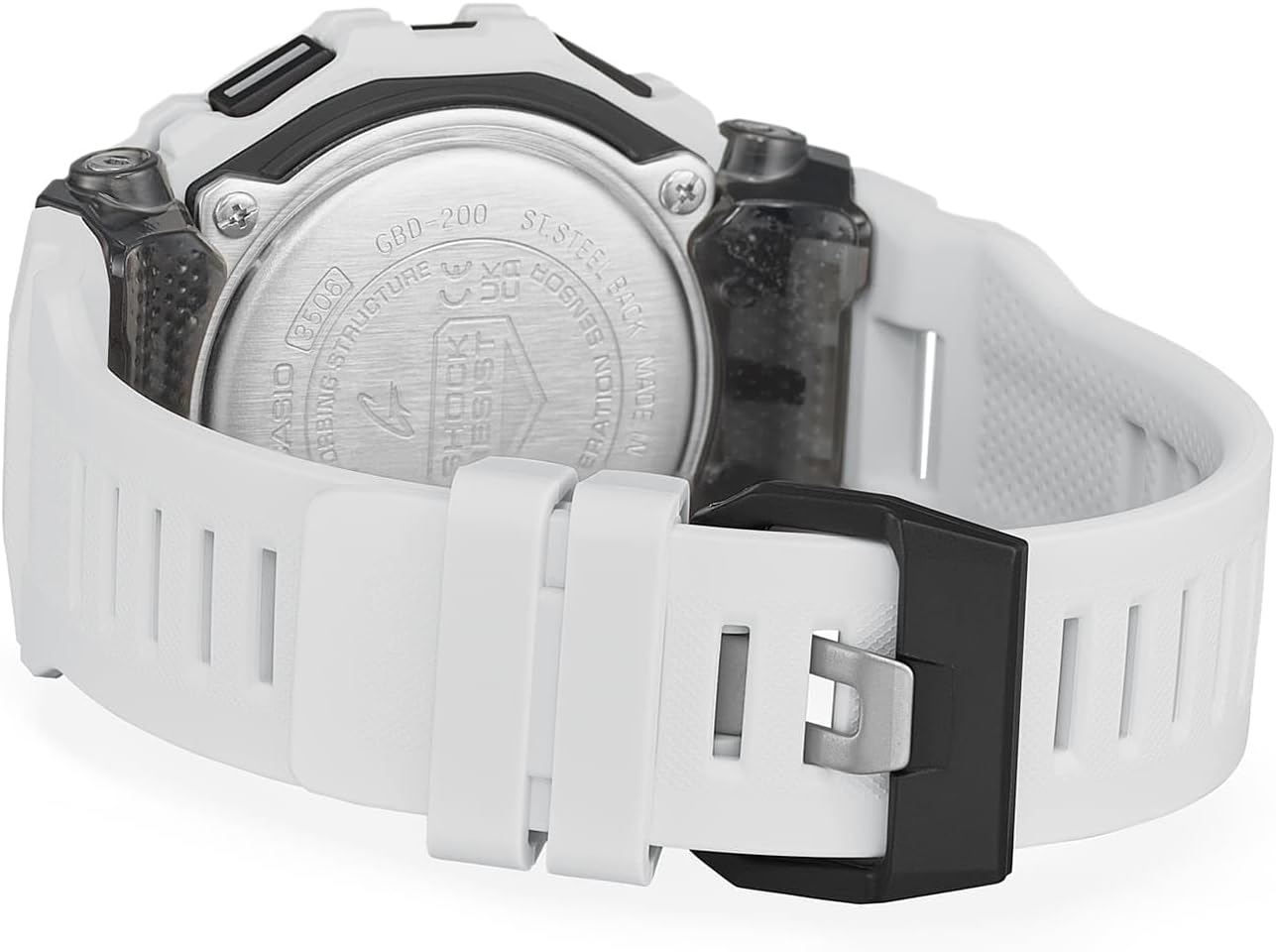 HOTCasio G-Shock Move Step Tracker White Resin Digital MIP Watch GBD200-7