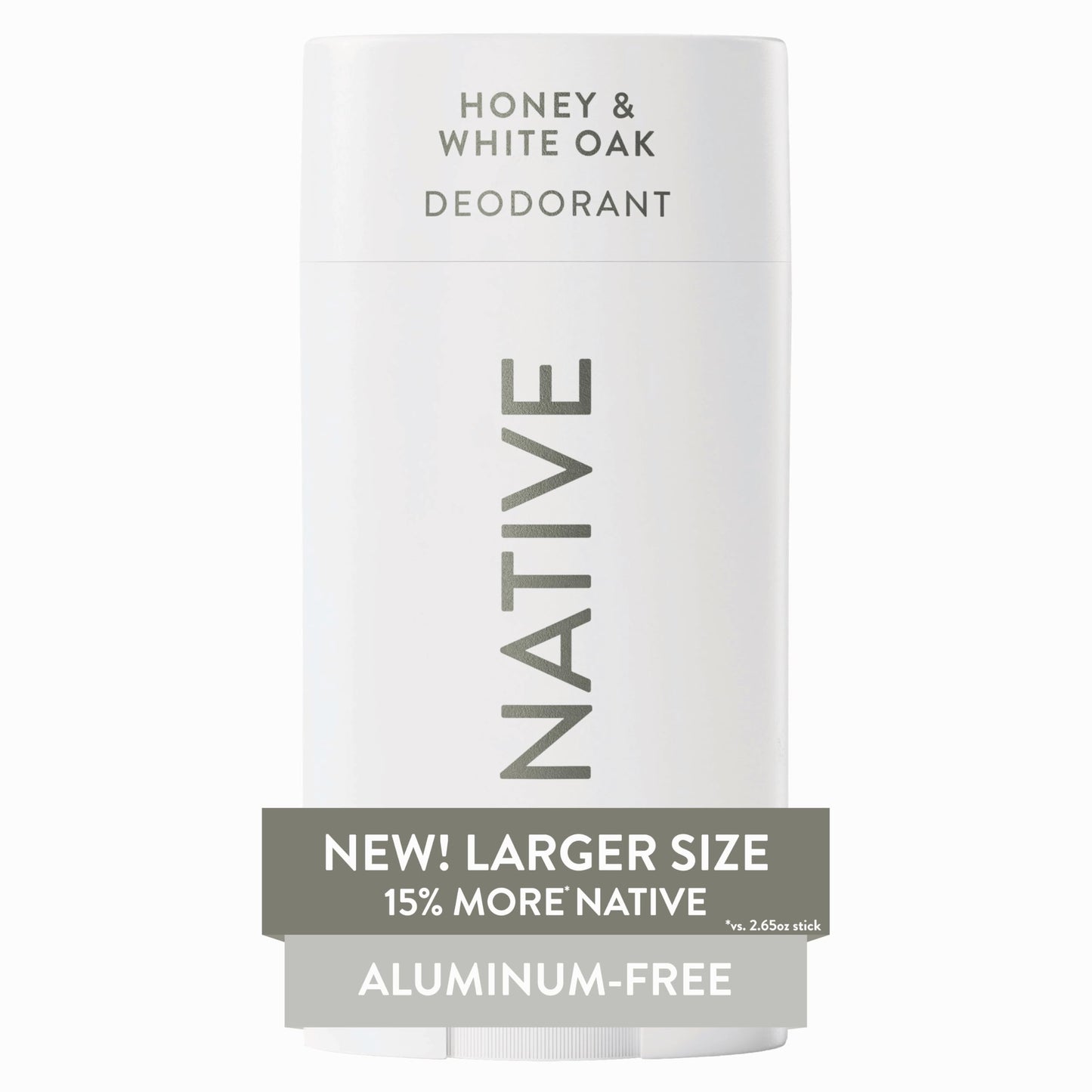 HOTNative Aluminum Free Deodorant, Cashmere & Rain, Large Size Stick, 72 Hour Odor Control, for Women & Men, Contains Naturally Derived Ingredients, 3.1 oz