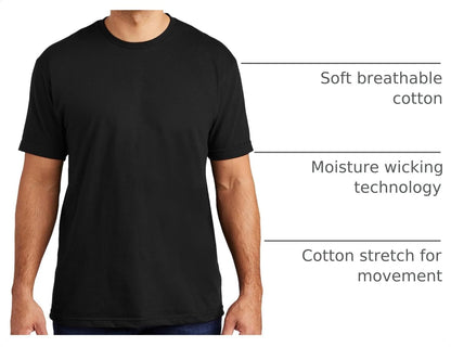 HOTGildan Men's Cotton Stretch T-Shirts, Multipack