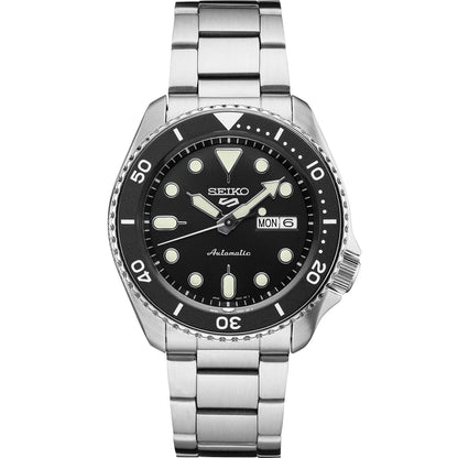 HOTSEIKO 5 Sports Automatic Watch for Men | 5 Sports - Day/date Calendar, Lumibrite Hands and Markers, Rotating Bezel, 100m Water-Resistant, 4R36 Movement