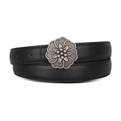 HOTRelang Women's Belts with Gold Buckle, Fashion Waist Band, Elegant Ladies' Belt, Gift for Women
