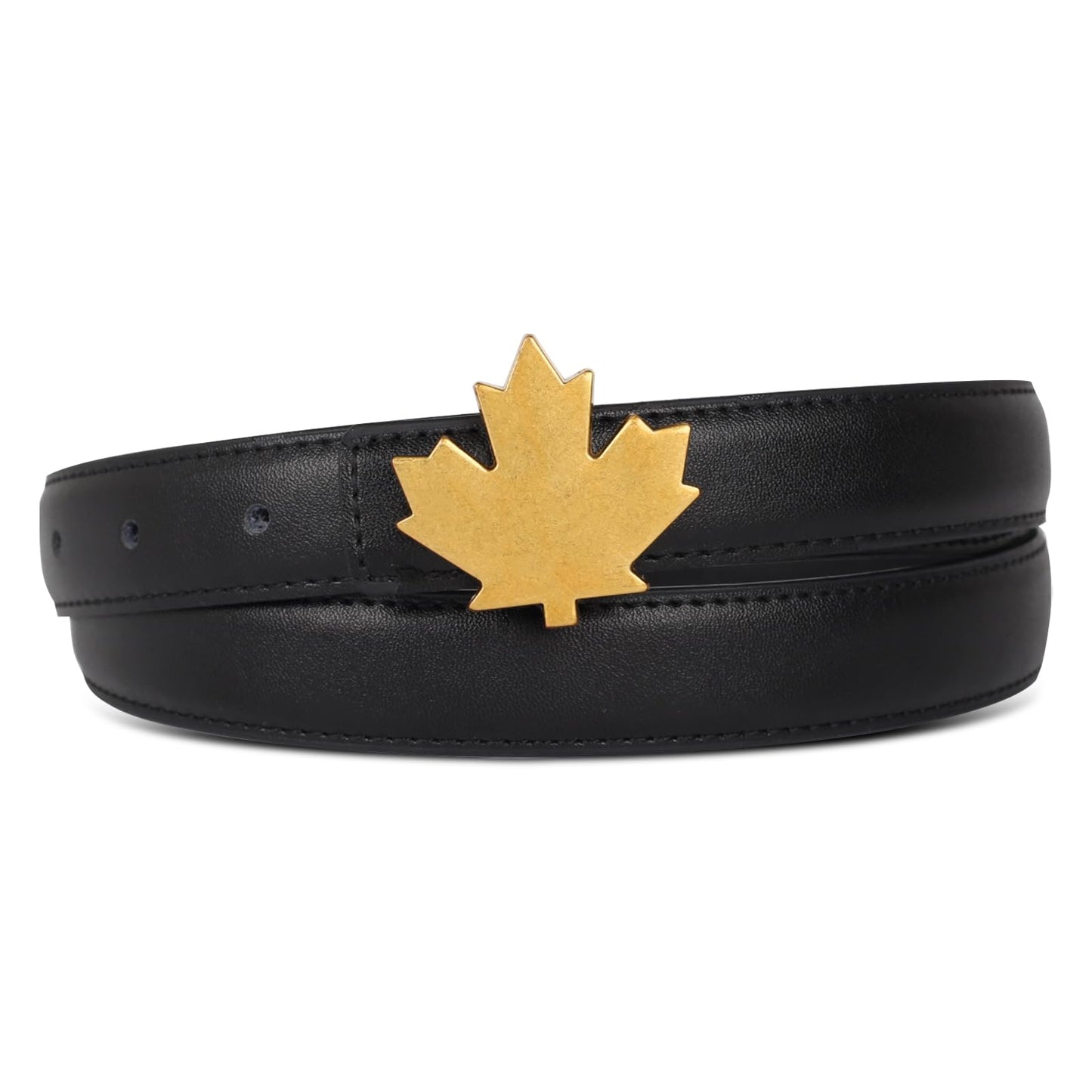 HOTAurolran Women's Leather Belt with Buckle - Ideal for Dresses, Jeans, and Coats