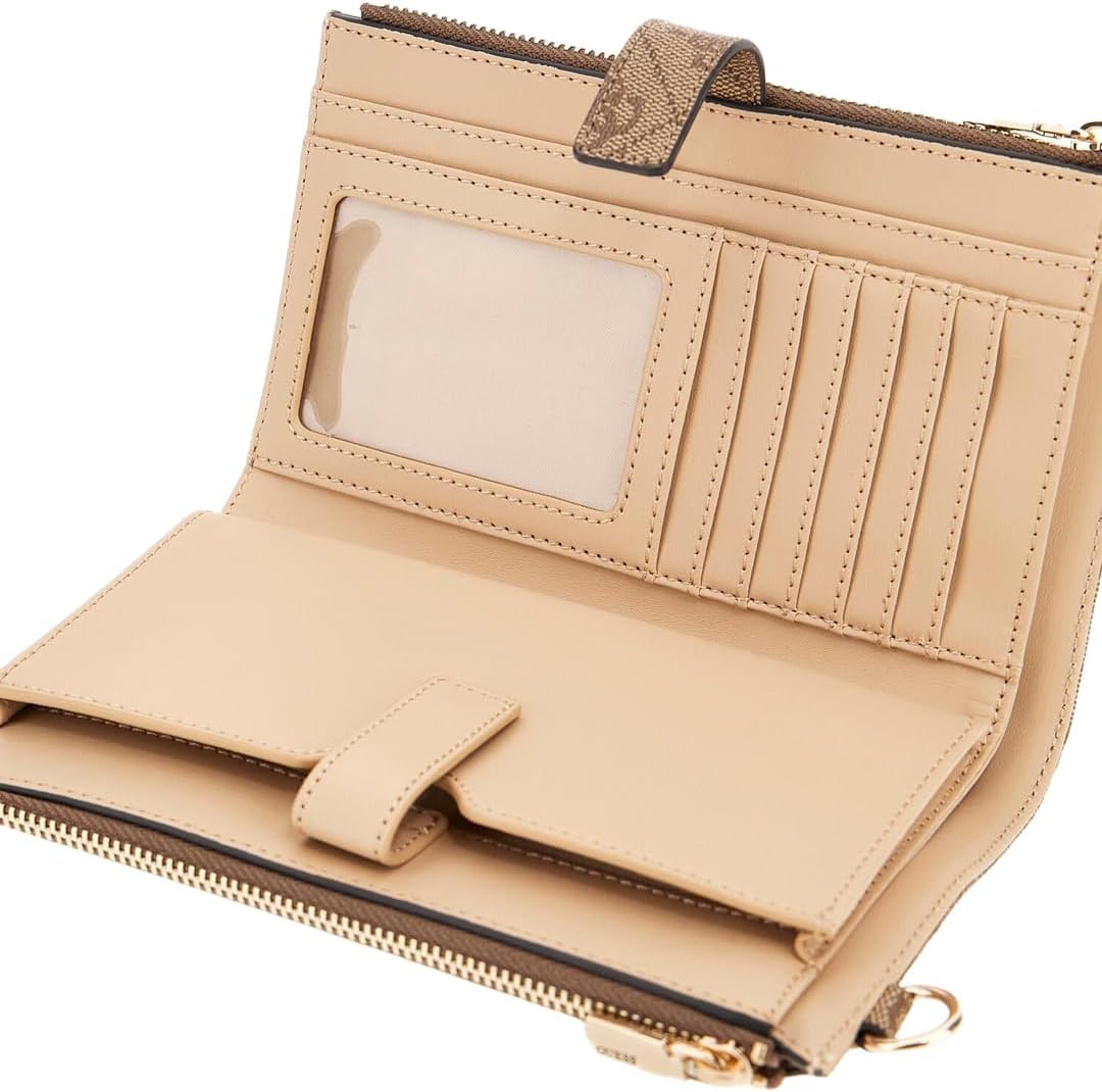 HOTGUESS Womens Laurel Ii Double Zip Organizer Wallet