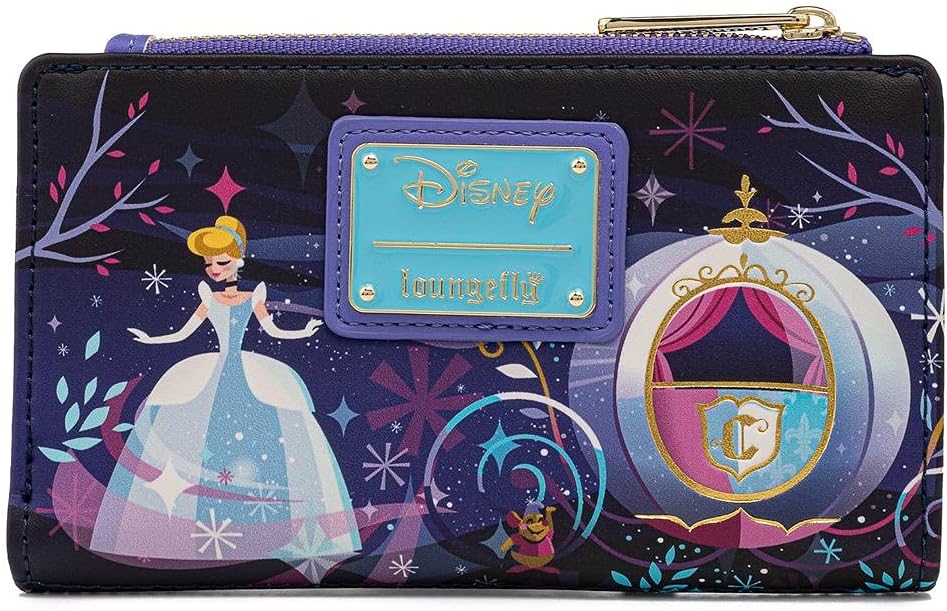 HOTLoungefly Disney Cinderella Castle Series Flap Wallet