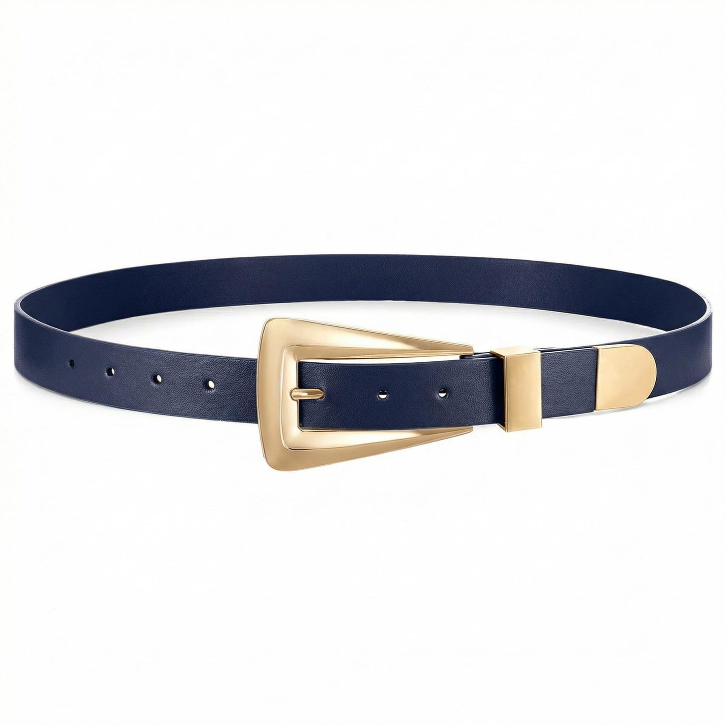 HOTWomen's Leather Belts for Jeans Pants Fashion Leather Waist Belt Ladies Dress Belts with Gold/Silver Buckle