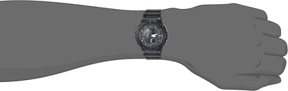 HOTCasio Men's AEQ-100W-1BVCF Classic Analog-Digital Display Quartz Black Watch
