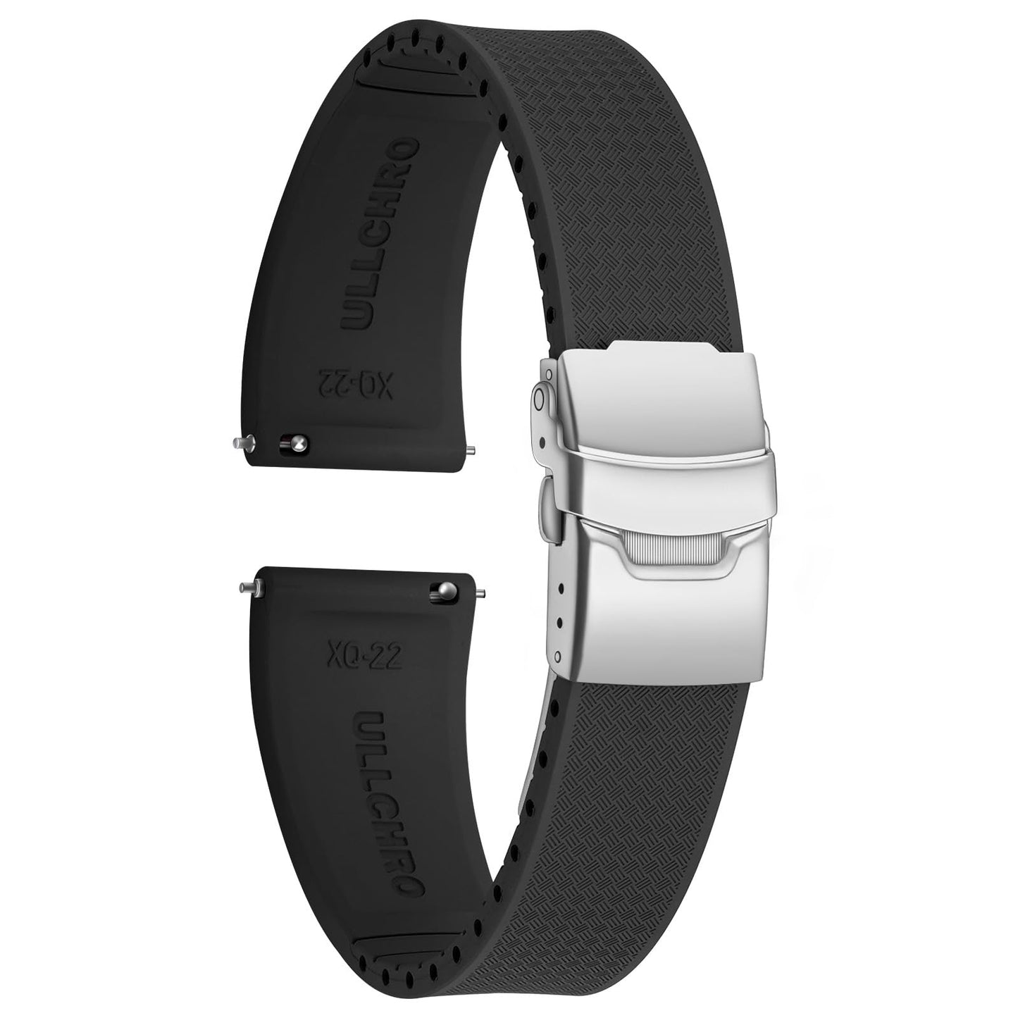 HOTSilicone Watch Band Quick Release Strap FKM Waterproof Watch Bands for Men 20mm 22mm Replacement Strap Sport Rubber Watchband