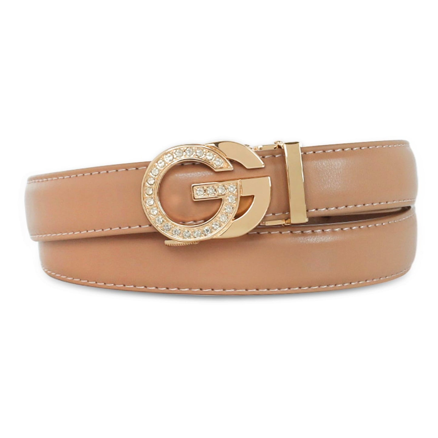 HOTAurolran Women's Leather Belt with Buckle - Ideal for Dresses, Jeans, and Coats