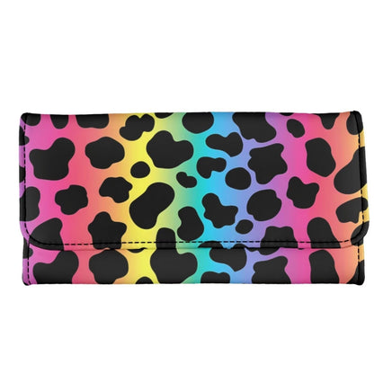 HOTHowilath Womens Hibiscus Flower Wallet Clutch Organizer With Change Pocket, Credit Card Clutch Long Purse for Women - Hot Pink
