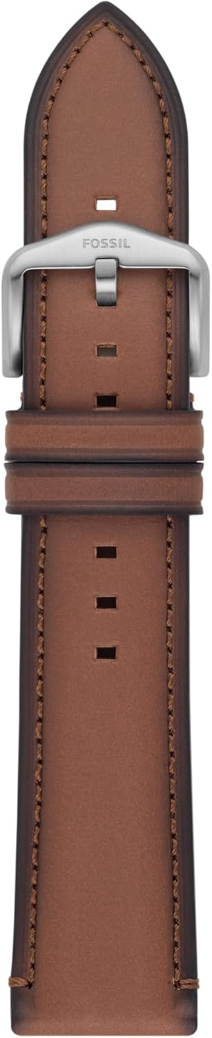 HOTFossil Men's 22mm Dark Brown LiteHide™ Leather Watch Band