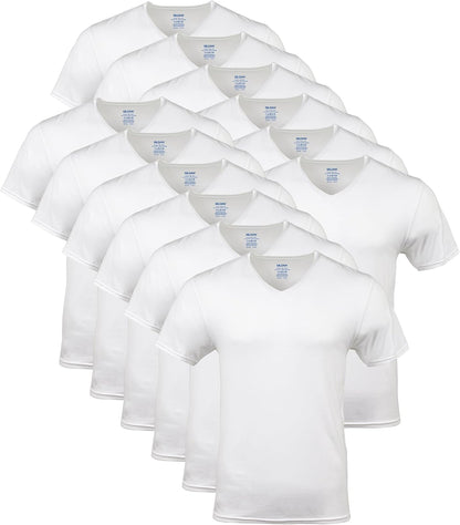 HOTGildan Men's V-Neck T-Shirts, Multipack, Style G1103