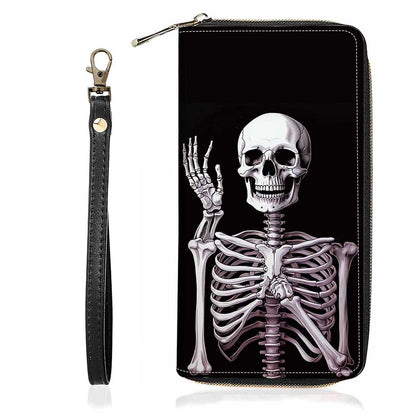 HOTChristian Cross Quote Bible Verse Matthew 19:26 Print Wallet for Women Large Capacity Wallet Credit Card Holder PU Leather Zipper Clutch Purse Phone Wallet