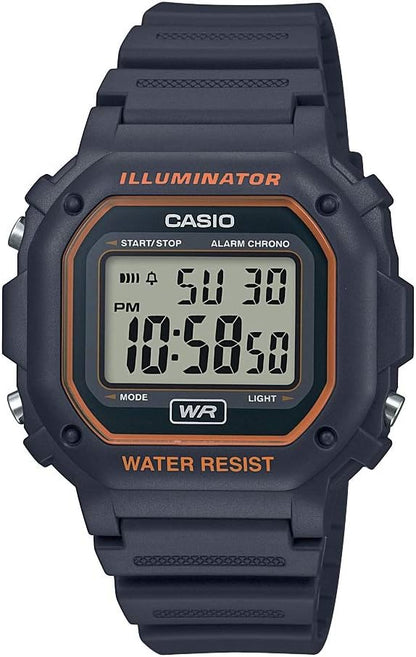 HOTCasio F108WH Series | Men's Digital Watch | Illuminator | Water Resistant | LED Light | Daily Alarm | 1/100 SEC Stopwatch | 3 Hands (HR, Min, SEC) | Date/Day Display | Daily Alarm | 7 Year Battery