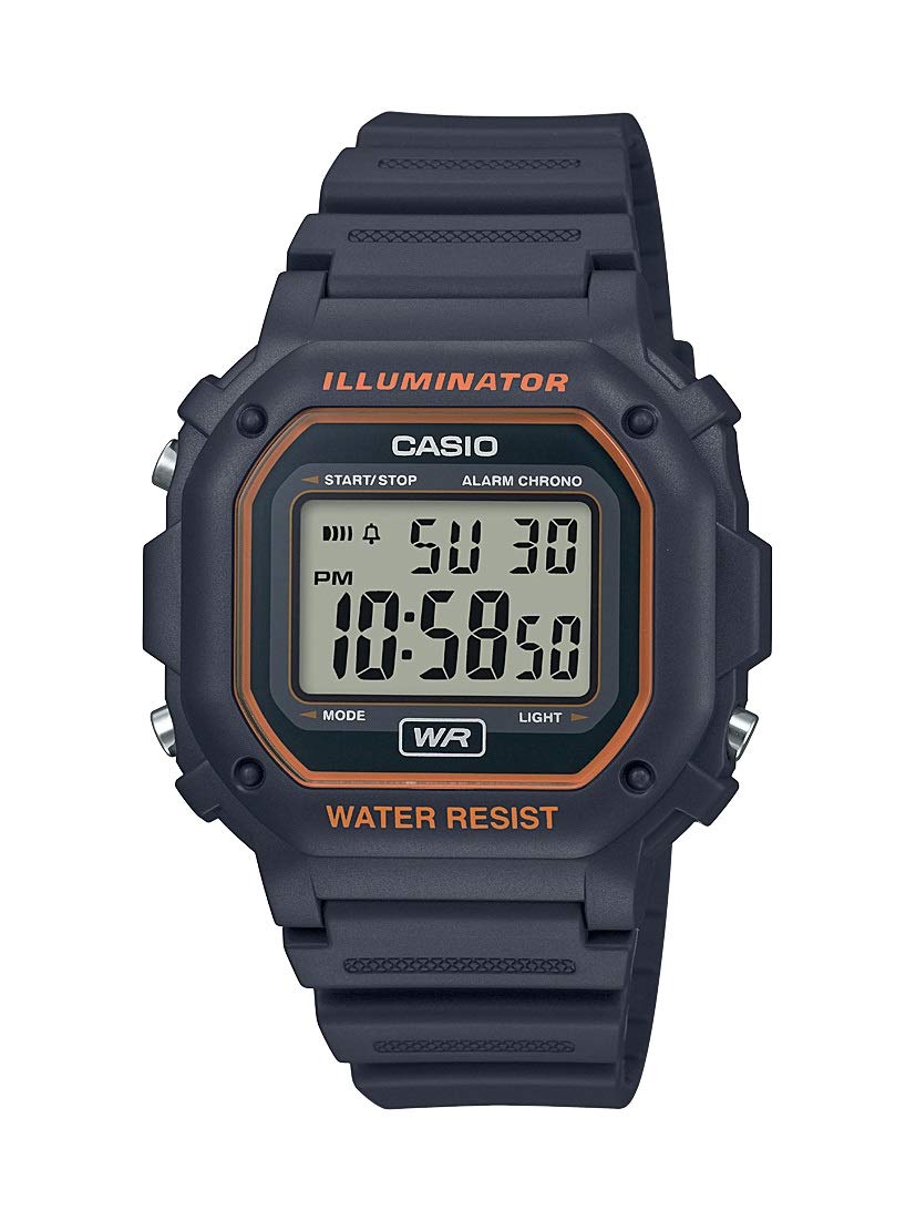 HOTCasio F108WH Series | Men's Digital Watch | Illuminator | Water Resistant | LED Light | Daily Alarm | 1/100 SEC Stopwatch | 3 Hands (HR, Min, SEC) | Date/Day Display | Daily Alarm | 7 Year Battery