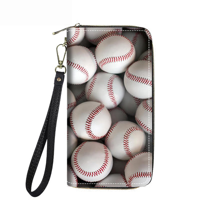 HOTWomen's Large Capacity Wallet PU Leather Double Zipper Clutch Purse Multifunctional Wallet with Removable Wristlet Strap for Smart Phone/Coin/Card/Cash, Flower Butterfly