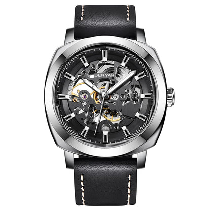HOTSAPPHERO Mens Watch 50M Waterproof Luminous Quartz Analog Watches with Date Display Casual Stylish Work Business Classic Silicone Strap Men's Wrist Watches Elegant Gifts for Men