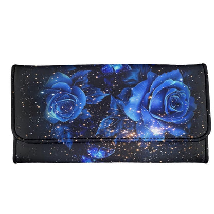 HOTHowilath Womens Hibiscus Flower Wallet Clutch Organizer With Change Pocket, Credit Card Clutch Long Purse for Women - Hot Pink