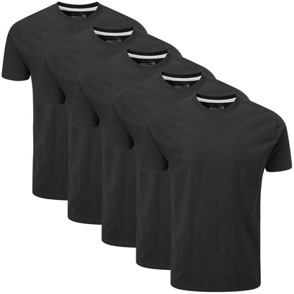HOTCharles Wilson Men's 5 Pack Crew Neck T-Shirt