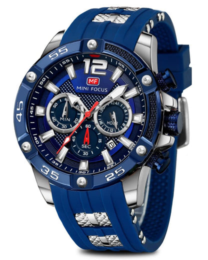 HOTAIMES Watch for Men Sport Military Waterproof Chronograph Mens Watches Analog Quartz Big Face Classic Stylish Fashion Casual Designer Business Work Wrist Watch Elegant Gift for Men