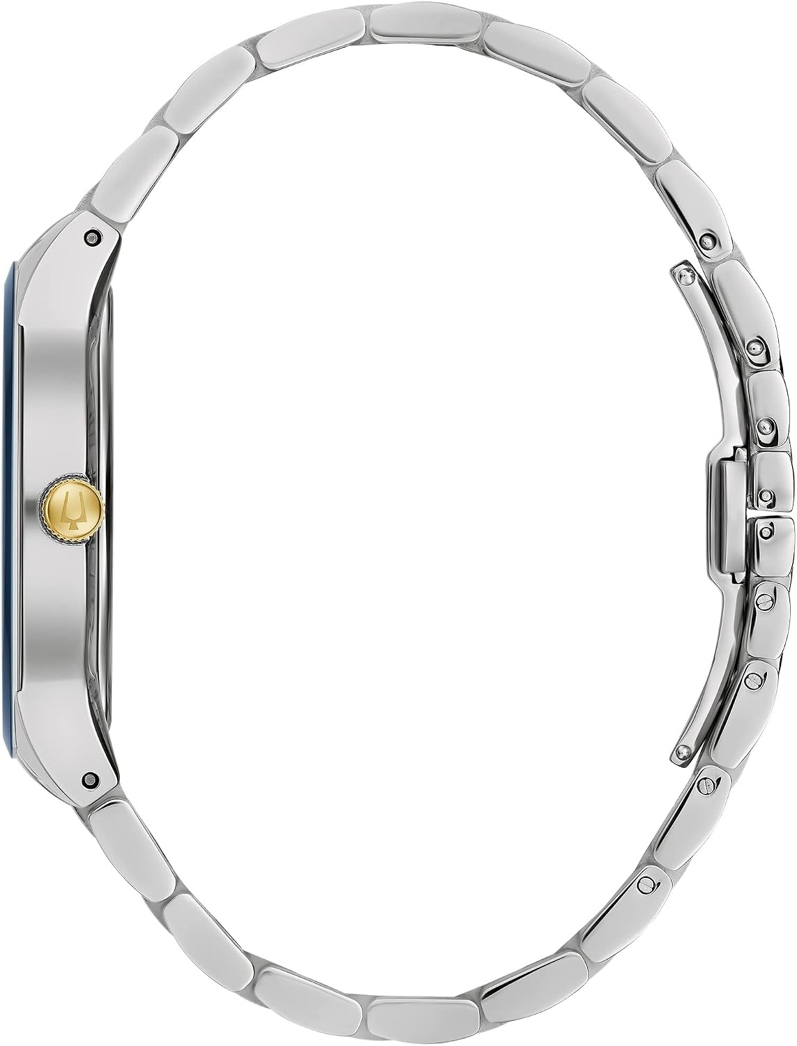 HOTBulova Men's Multi-Function 3-Hand Quartz Watch with Diamond Dial, Edge to Edge Crystal