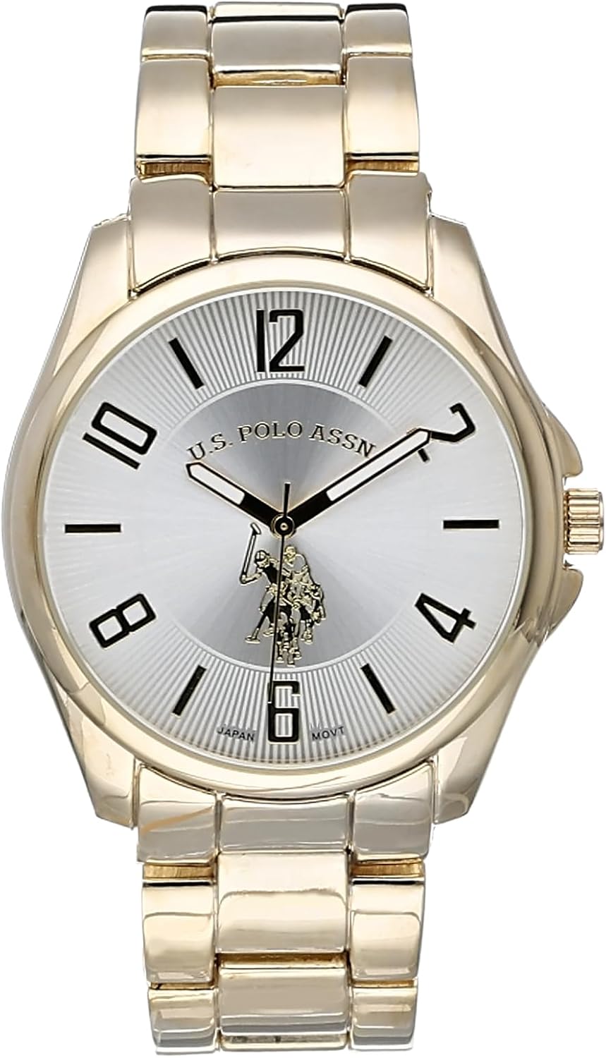 HOTU.S. Polo Assn. Classic Men's USC80215 Gold-Tone Watch