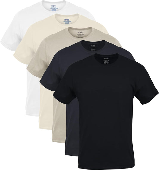 HOTGildan Men's Crew T-Shirts, Multipack, Style G1100