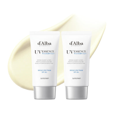 HOTd'alba Piedmont Waterfull Tone-Up Sunscreen Serum BROAD SPECTRUM SPF 50 + Korean Sunscreen for Face, All Skin Tones (1.69 fl.oz.)