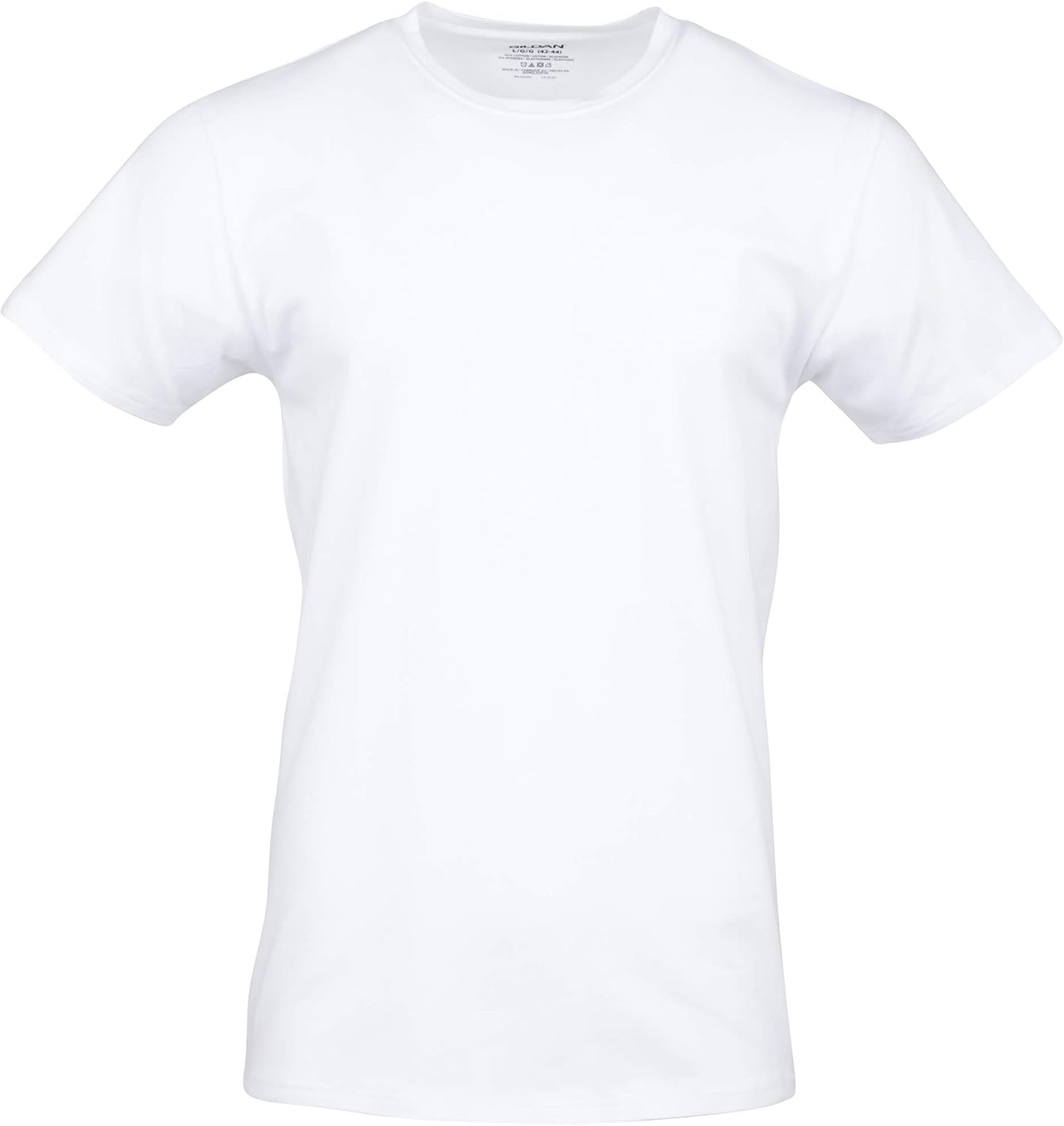 HOTGildan Men's Cotton Stretch T-Shirts, Multipack