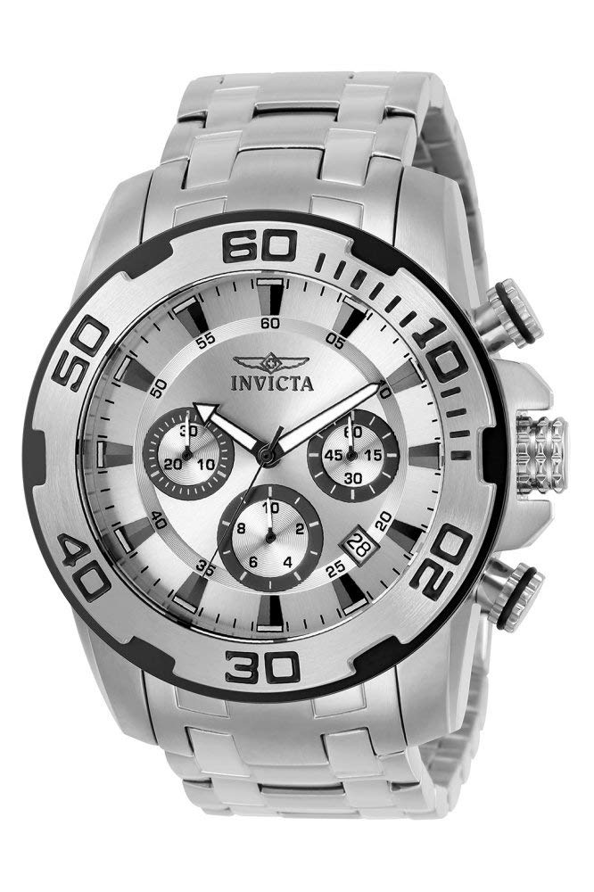 HOTInvicta Men's 22317 Pro Diver Analog Display Quartz Silver Watch