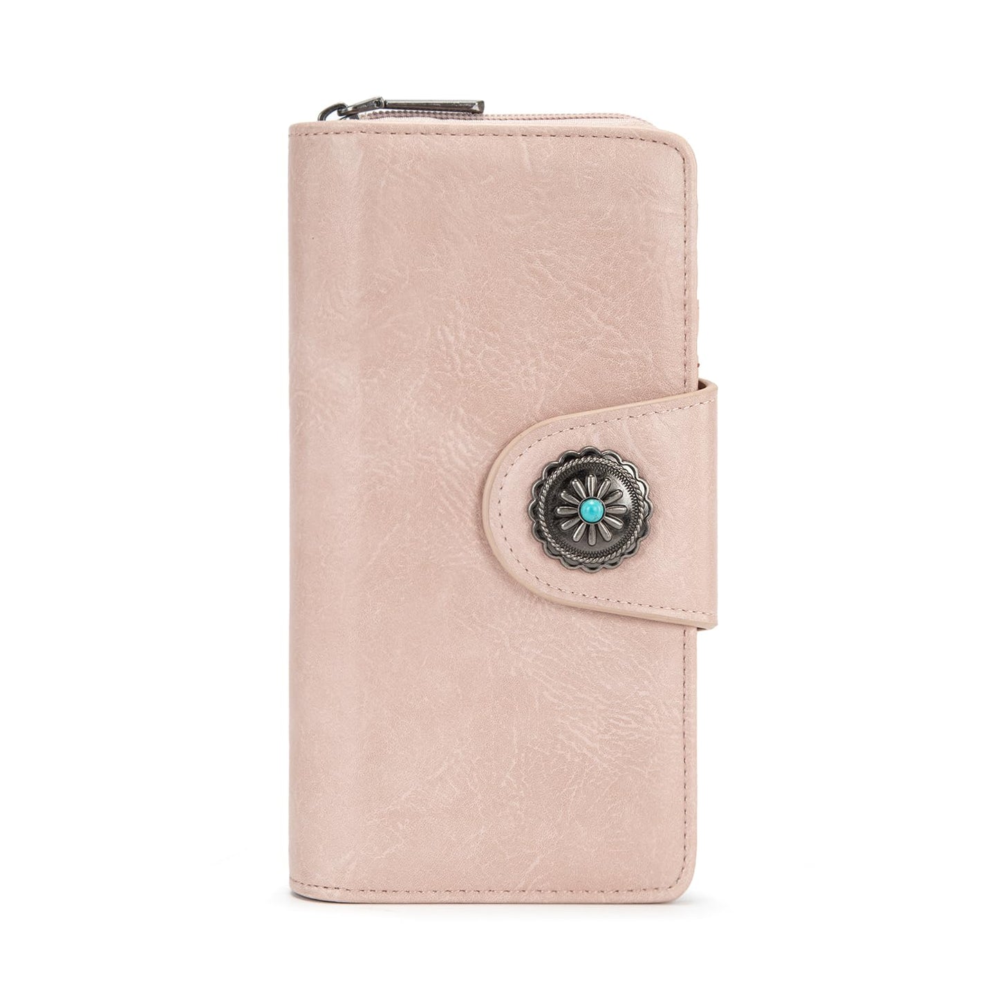 HOTMontana West Women's Wallets Western Sunflower Wallet Women Large Capacity Credit Card Wallet Ladies Female Bifold Clutch Wallets with ID Window and Coin Purse