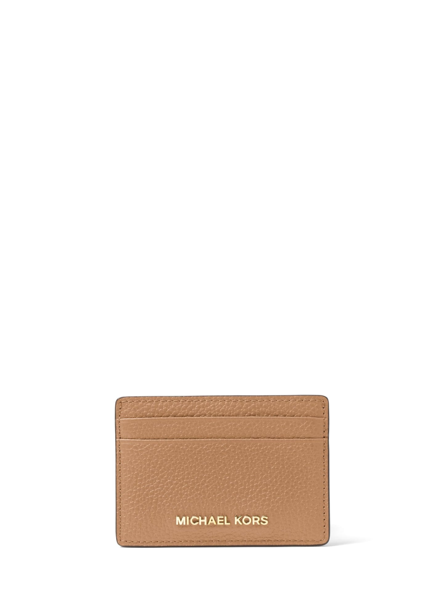 HOTMichael Kors Women's Jet Set Card Holder, Gold-Tone Hardware/Black, One Size