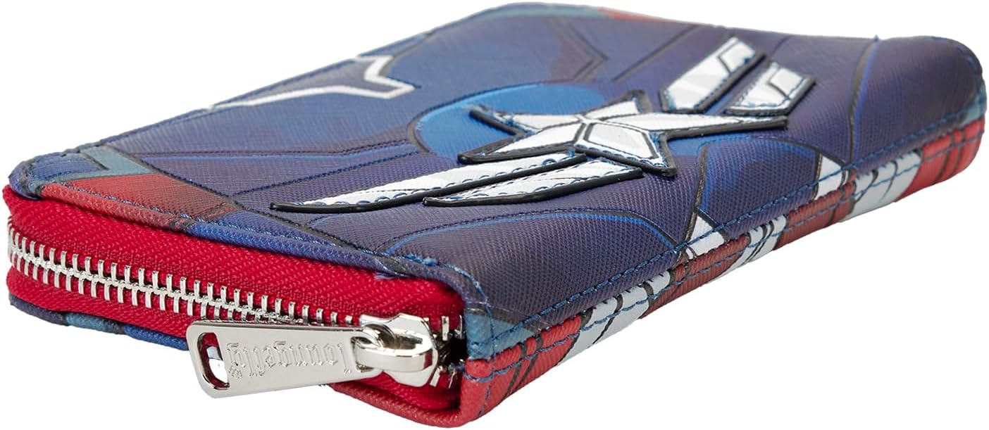 HOTLoungefly Marvel Captain America Brave New World Zip Around Wallet