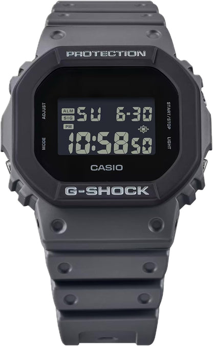 HOTCasio DW5610UU-8 Men's Classic Urban Utility Gray Resin Band Alarm Chronograph G Shock Watch