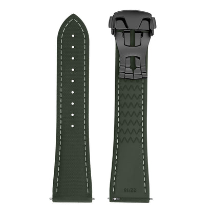 HOTWatch Strap Watch Band 20mm 22mm Man Waterproof Quick Release Bands Sport Replacement Strap Soft FKM Rubber Watchband