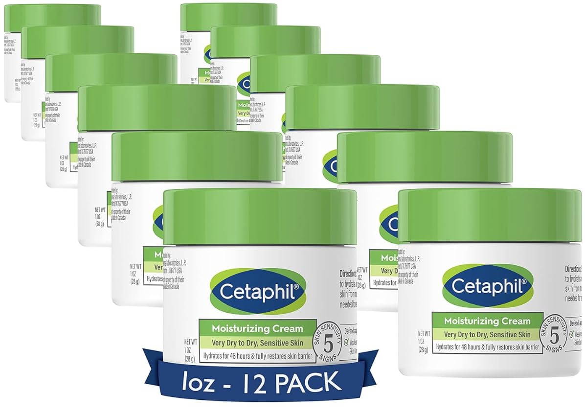 HOTCetaphil Face & Body Moisturizer, Hydrating Moisturizing Cream for Dry to Very Dry, Sensitive Skin, NEW 20 oz, Fragrance Free, Non-Comedogenic, Non-Greasy (Packaging May Vary)