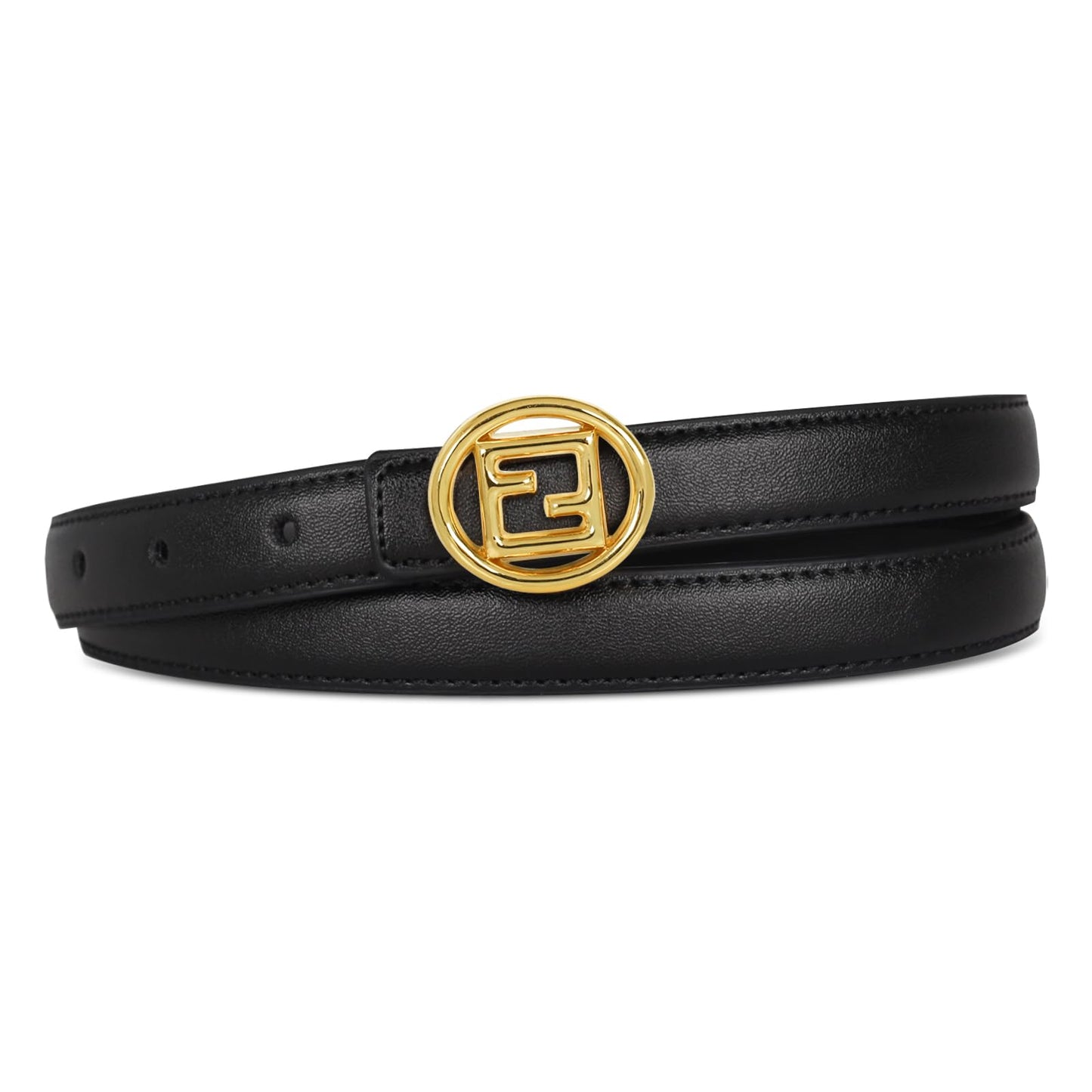 HOTAurolran Women's Leather Belt with Buckle - Ideal for Dresses, Jeans, and Coats