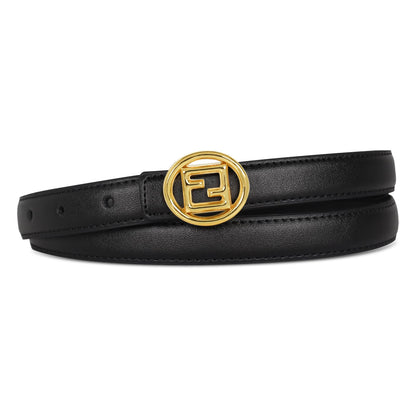HOTAurolran Women's Leather Belt with Buckle - Ideal for Dresses, Jeans, and Coats