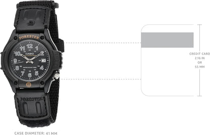 HOTCasio FT500WC Series | Men's Analog Watch | 100 Meter Water Resistance | LED Light | Date Display | Leather/Cloth Band | Regular Time Keeping (HR, Min, SEC, PM, Date, Day) | 3 Year Battery